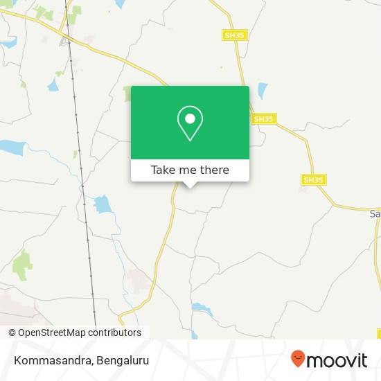 Kommasandra map