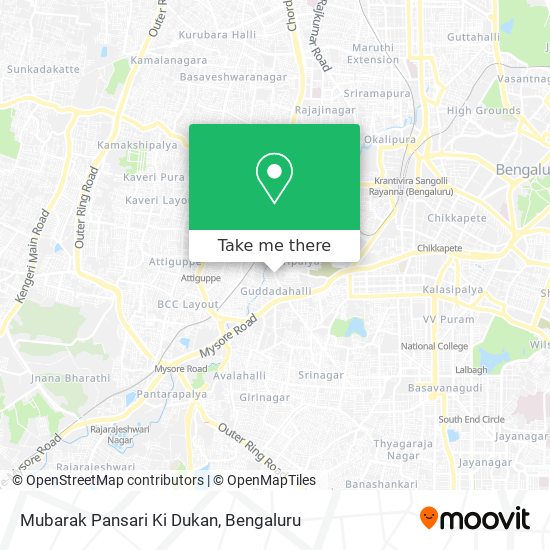 Mubarak Pansari Ki Dukan map