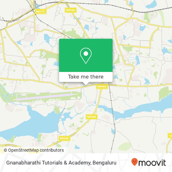 Gnanabharathi Tutorials & Academy map