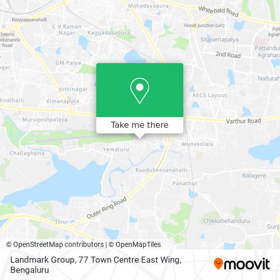 Landmark Group, 77 Town Centre East Wing map