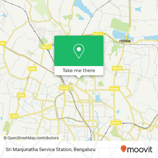 Sri Manjunatha Service Station map