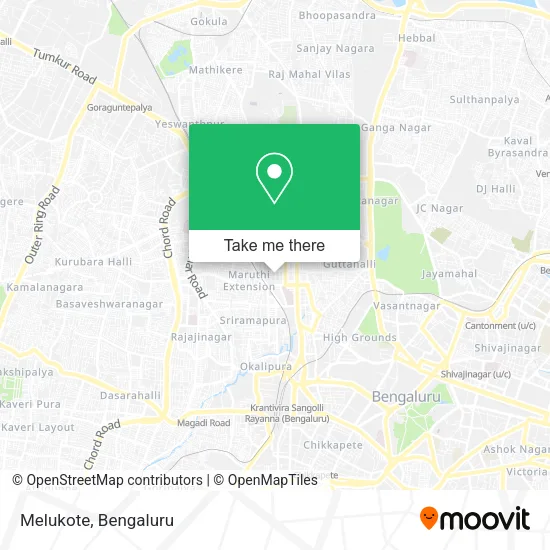 Melukote map