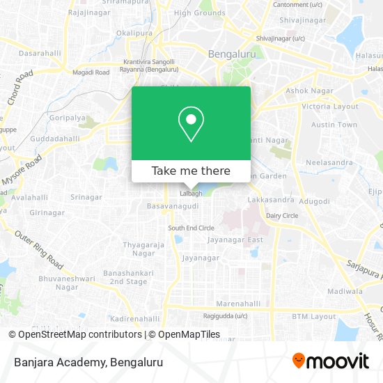 Banjara Academy map