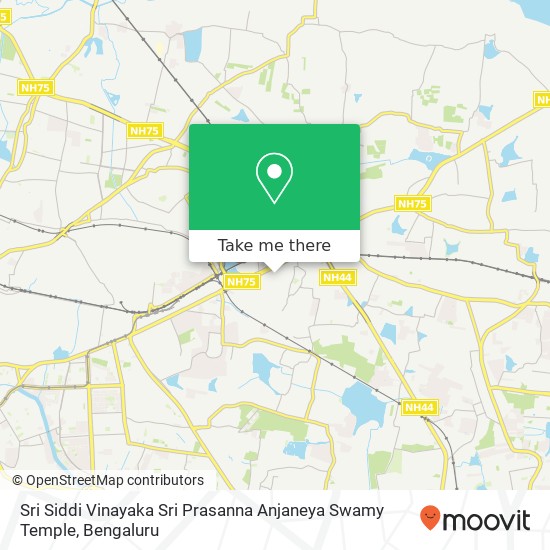 Sri Siddi Vinayaka Sri Prasanna Anjaneya Swamy Temple map