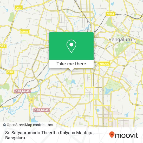 Sri Satyapramado Theertha Kalyana Mantapa map