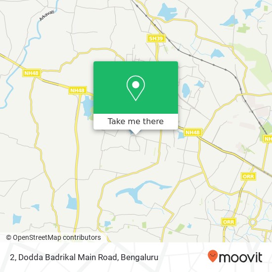 2, Dodda Badrikal Main Road map