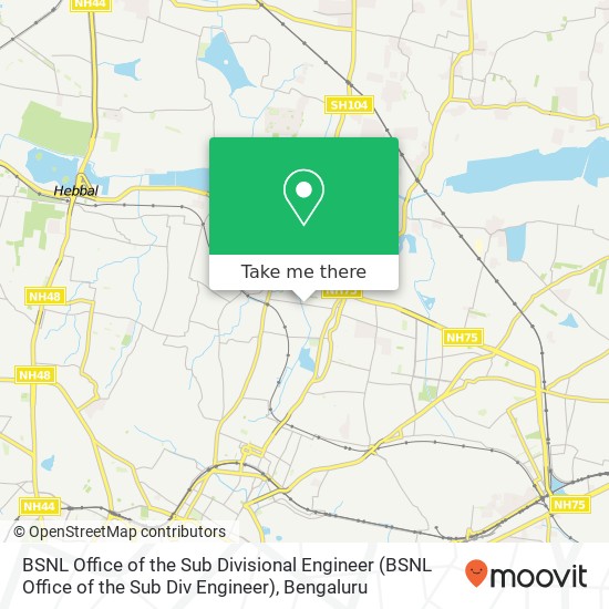 BSNL Office of the Sub Divisional Engineer map