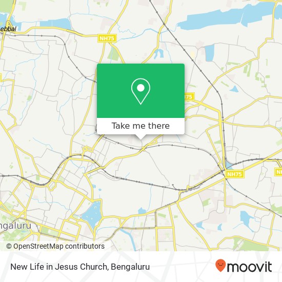 New Life in Jesus Church map