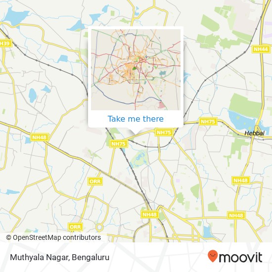 Muthyala Nagar map