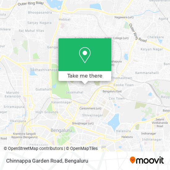 Chinnappa Garden Road map