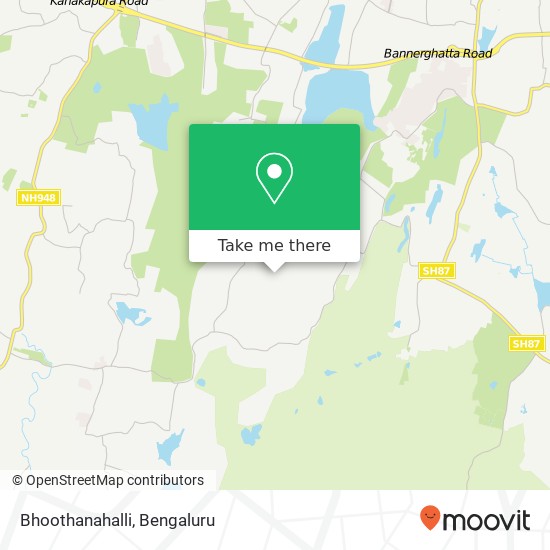 Bhoothanahalli map