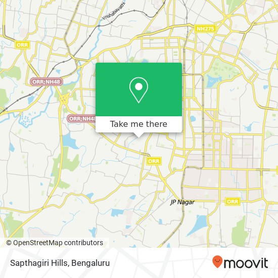 Sapthagiri Hills map