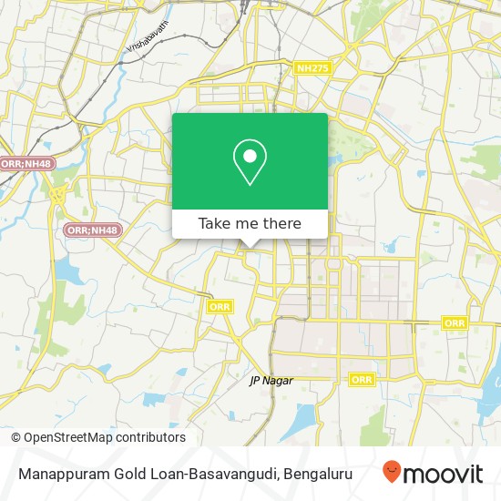 Manappuram Gold Loan-Basavangudi map