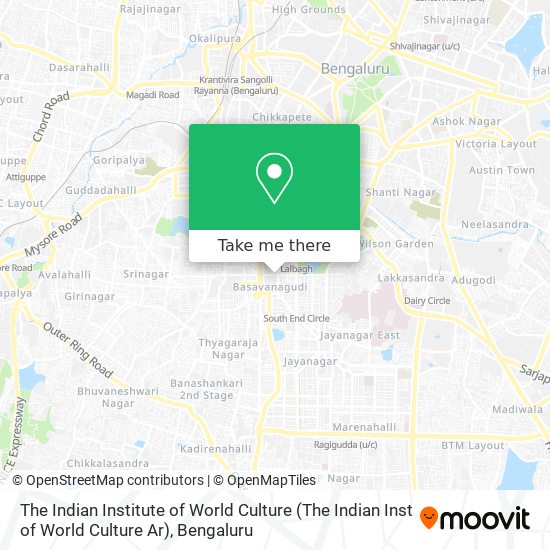 The Indian Institute of World Culture (The Indian Inst of World Culture Ar) map