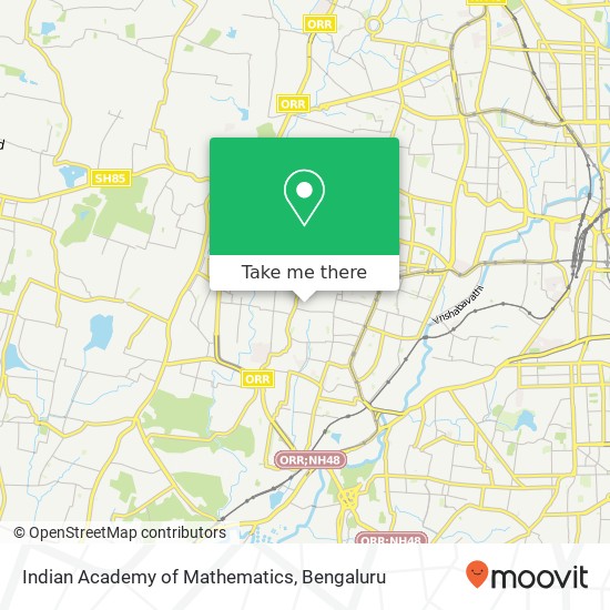 Indian Academy of Mathematics map