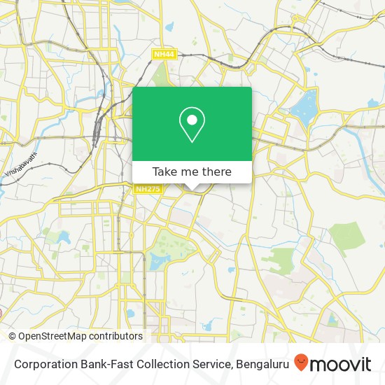 Corporation Bank-Fast Collection Service map