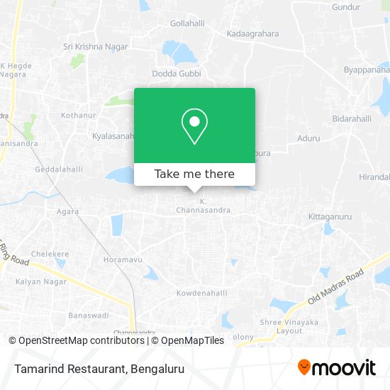 Tamarind Restaurant map