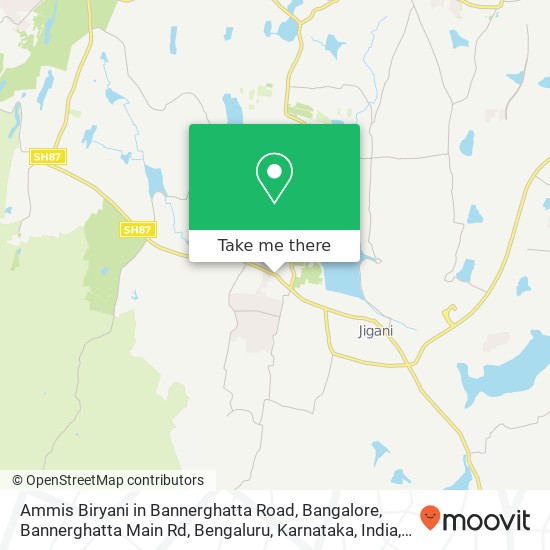 Ammis Biryani in Bannerghatta Road, Bangalore, Bannerghatta Main Rd, Bengaluru, Karnataka, India map