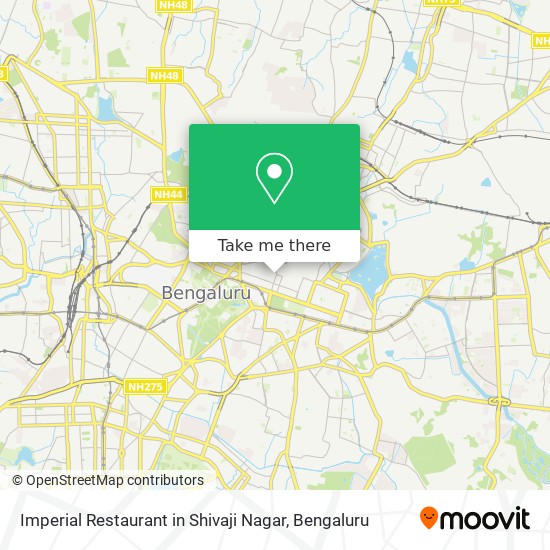 Imperial Restaurant in Shivaji Nagar map