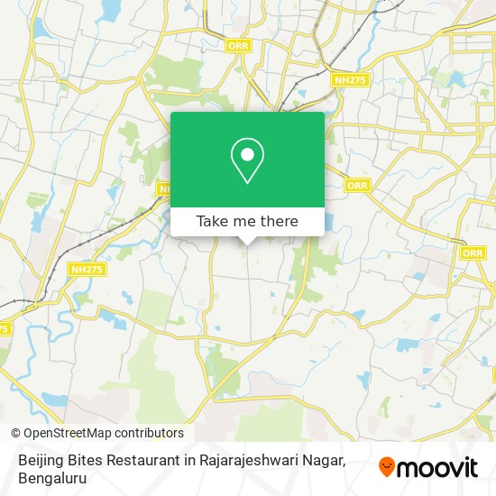 Beijing Bites Restaurant in Rajarajeshwari Nagar map