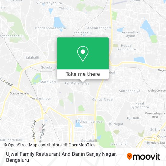 Ujwal Family Restaurant And Bar in Sanjay Nagar map