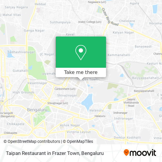 Taipan Restaurant in Frazer Town map