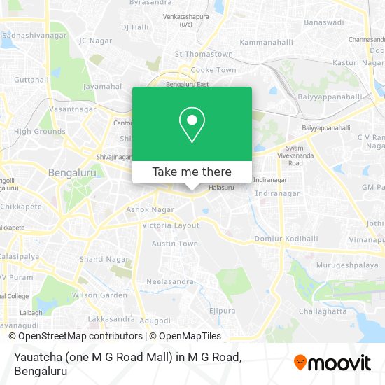 Yauatcha (one M G Road Mall) in M G Road map