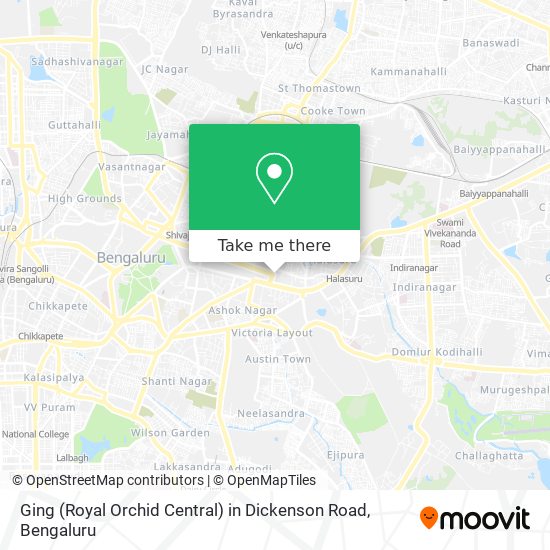Ging (Royal Orchid Central) in Dickenson Road map