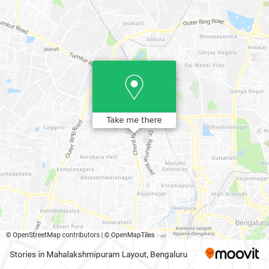 Stories in Mahalakshmipuram Layout map