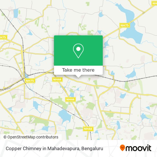 Copper Chimney in Mahadevapura map