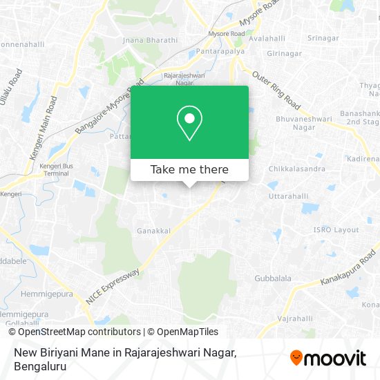 New Biriyani Mane in Rajarajeshwari Nagar map