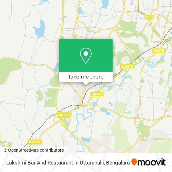 Lakshmi Bar And Restaurant in Uttarahalli map