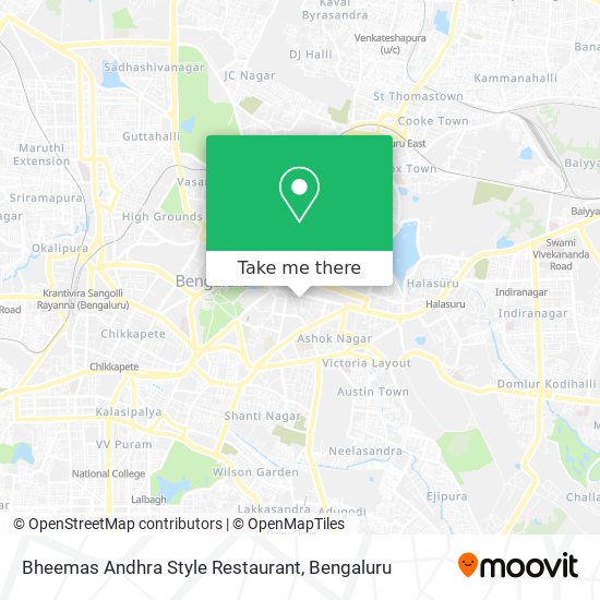 Bheemas Andhra Style Restaurant map