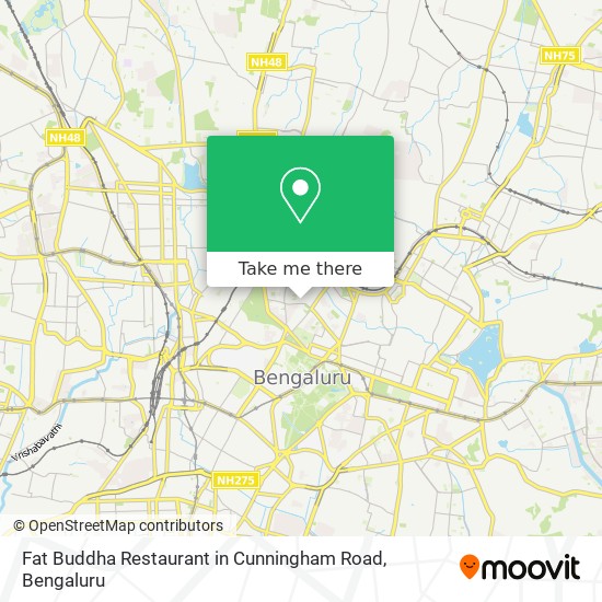 Fat Buddha Restaurant in Cunningham Road map