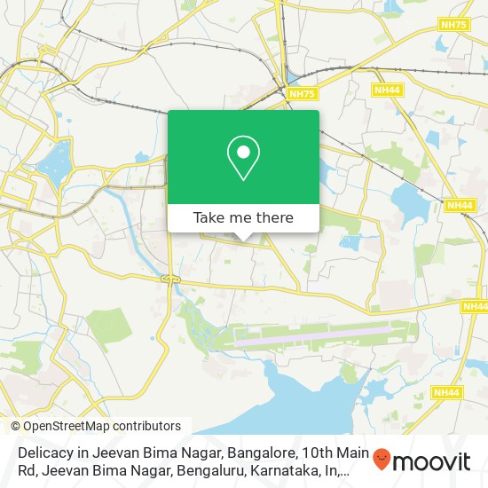 Delicacy in Jeevan Bima Nagar, Bangalore, 10th Main Rd, Jeevan Bima Nagar, Bengaluru, Karnataka, In map