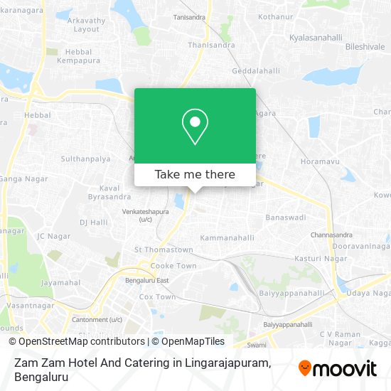 Zam Zam Hotel And Catering in Lingarajapuram map