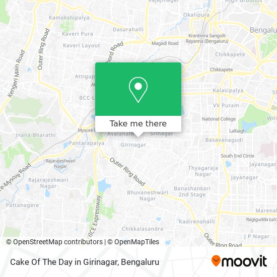 Cake Of The Day in Girinagar map