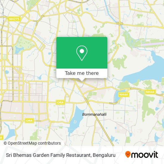 Sri Bhemas Garden Family Restaurant map