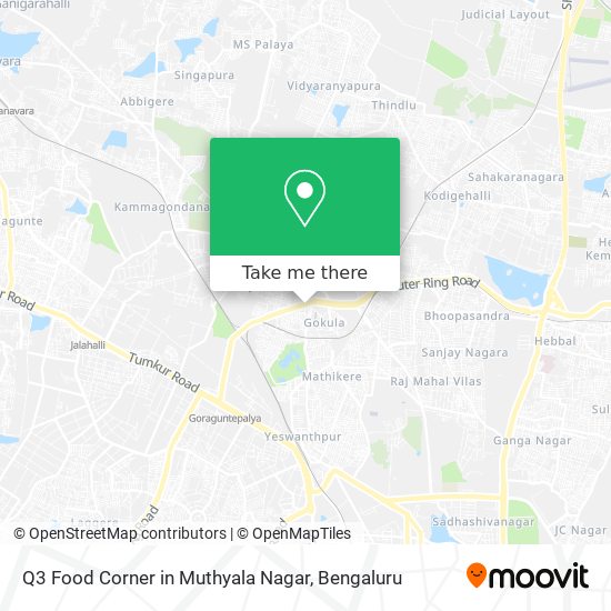 Q3 Food Corner in Muthyala Nagar map