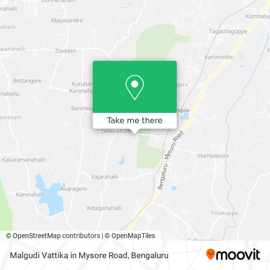 Malgudi Vattika in Mysore Road map