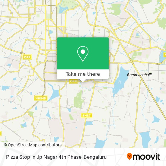 Pizza Stop in Jp Nagar 4th Phase map