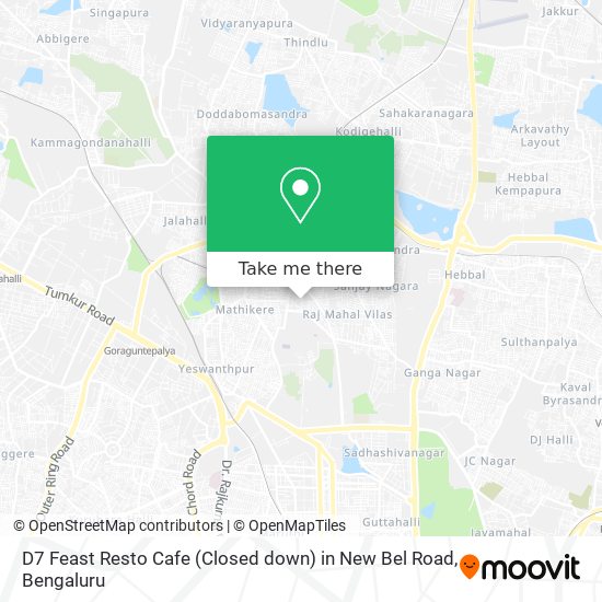 D7 Feast Resto Cafe (Closed down) in New Bel Road map