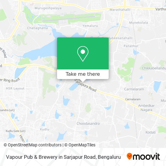 Vapour Pub & Brewery in Sarjapur Road map
