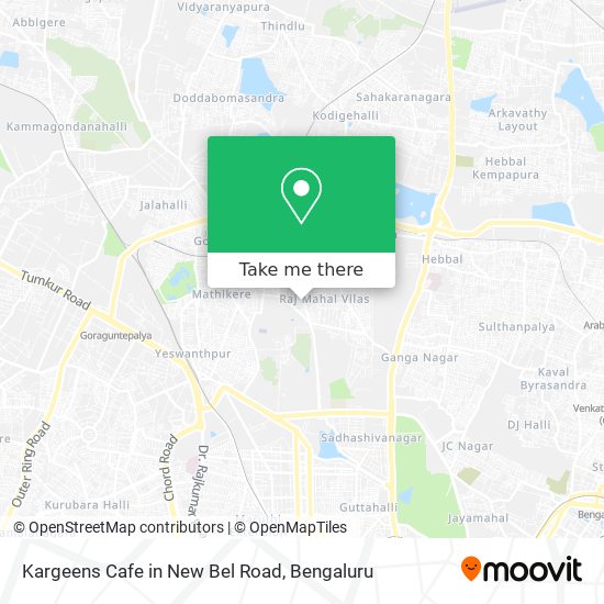 Kargeens Cafe in New Bel Road map