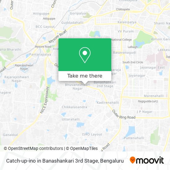 Catch-up-ino in Banashankari 3rd Stage map