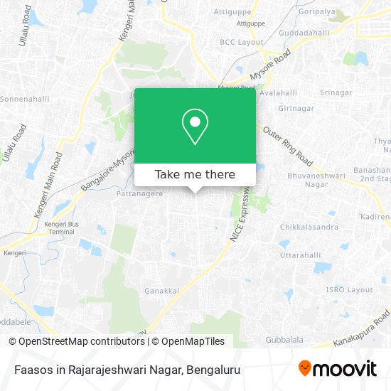 Faasos in Rajarajeshwari Nagar map
