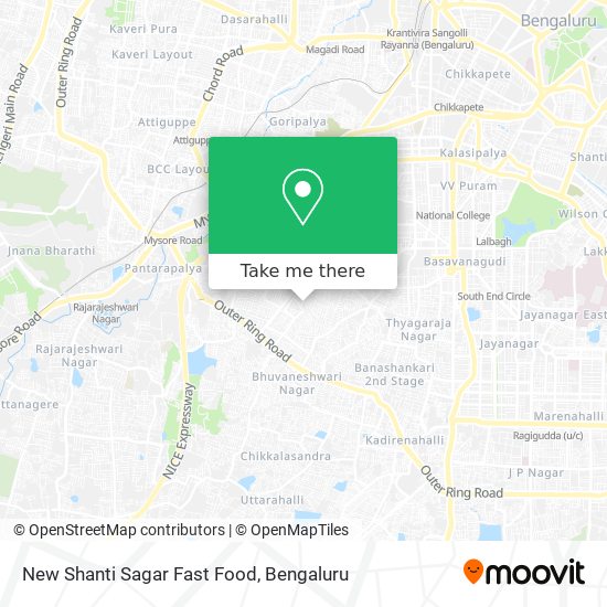 New Shanti Sagar Fast Food map