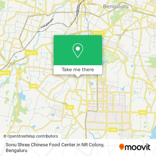 Sonu Shree Chinese Food Center in NR Colony map