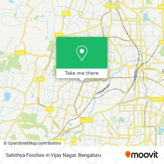 Sahithya Foodies in Vijay Nagar map