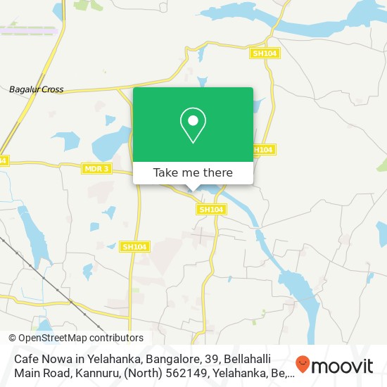 Cafe Nowa in Yelahanka, Bangalore, 39, Bellahalli Main Road, Kannuru, (North) 562149, Yelahanka, Be map